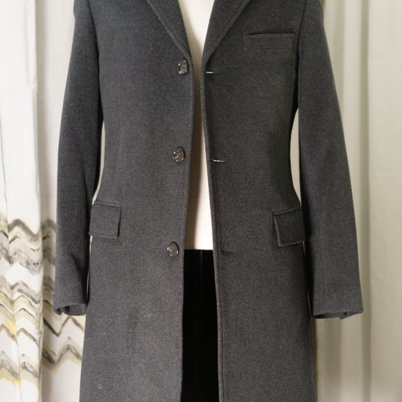 J.Crew - Ludlow Coat in Wool-Cashmere (Grey) - Picture 5 of 10